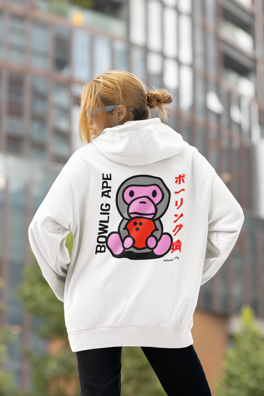 Bowling Ape Hoodie - Japanese Monkey