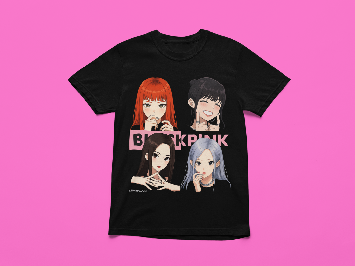 Black Pink Anime Version